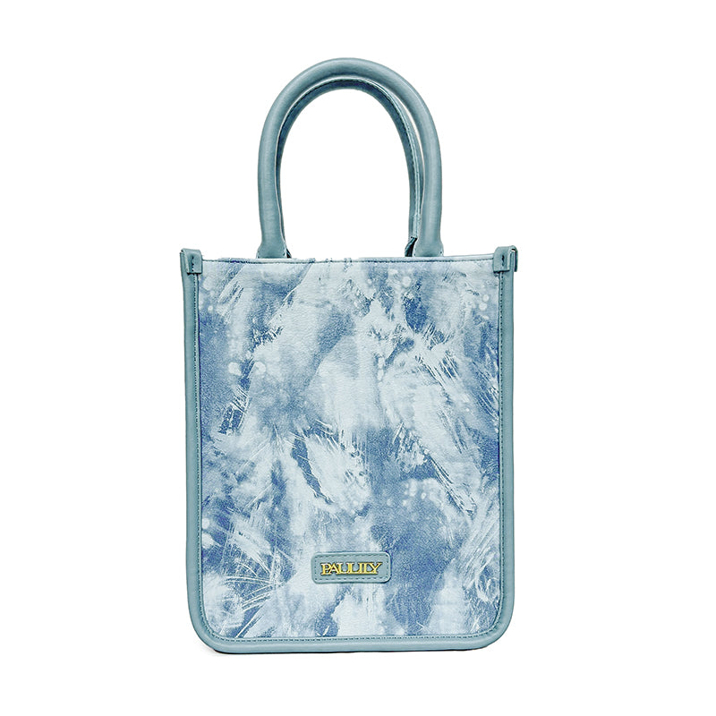 Marble Tote Blue
