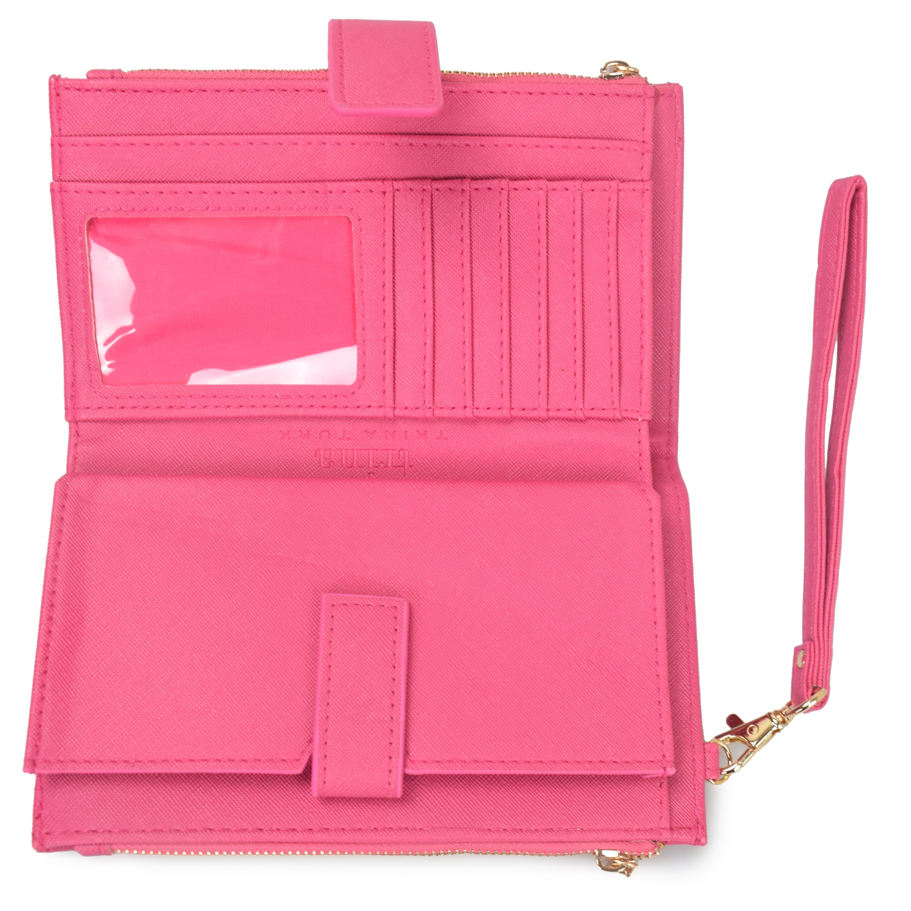 Large Capacity Flip Wallet with Zipper