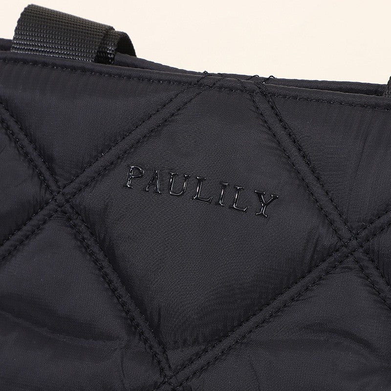 Cotton Padded Shoulder Bag