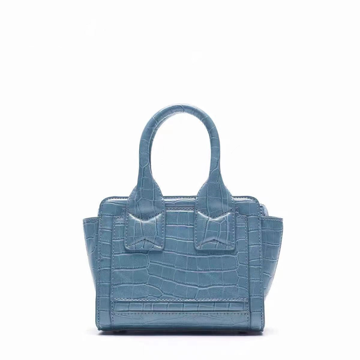"Croc Leather" Mini Handbag