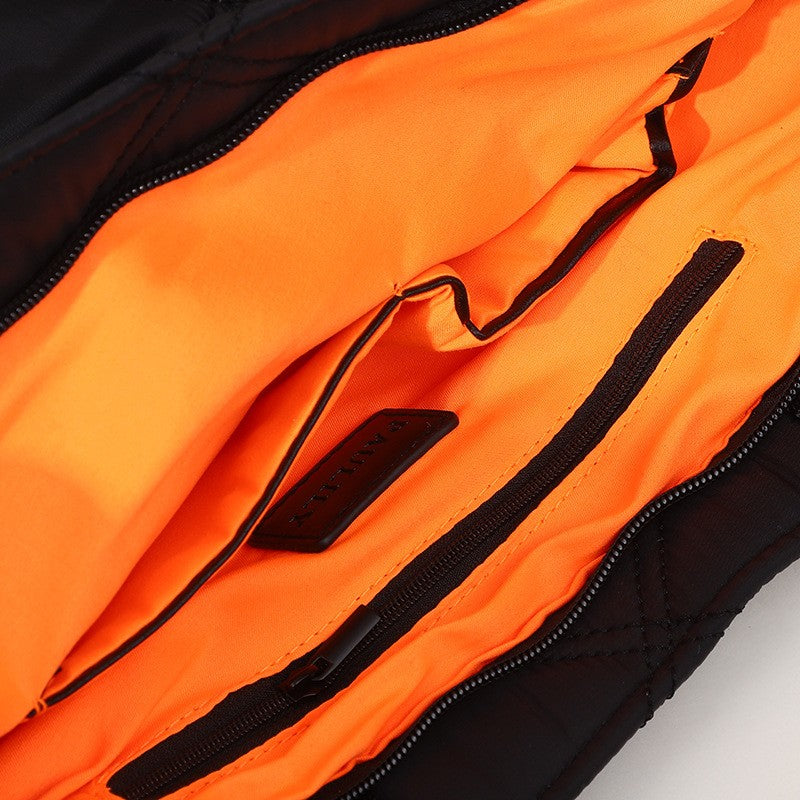 Cotton Padded Shoulder Bag