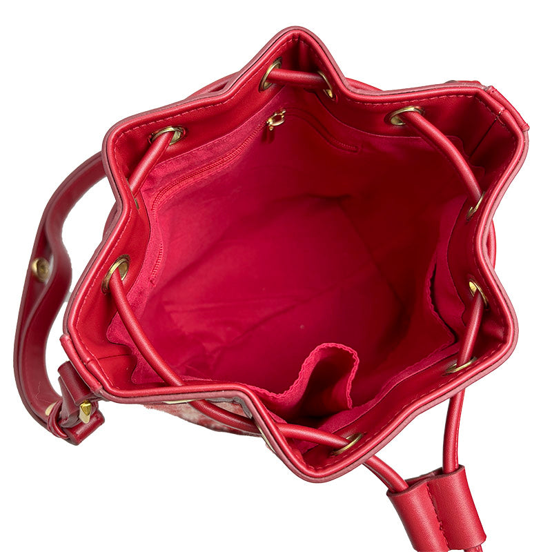 Jacquard Bucket Red