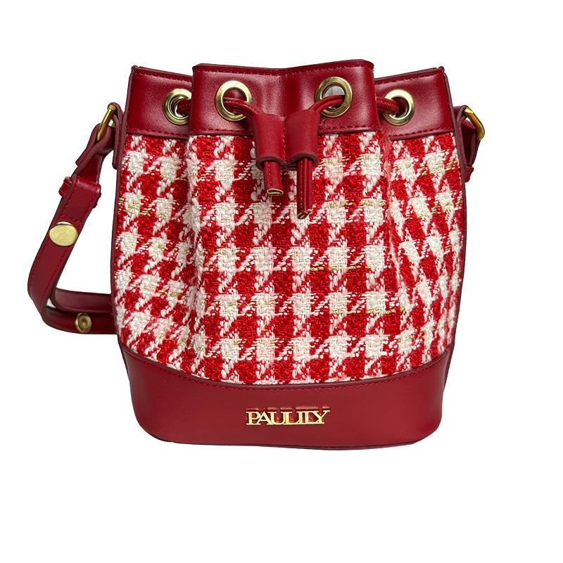 Jacquard Bucket Red