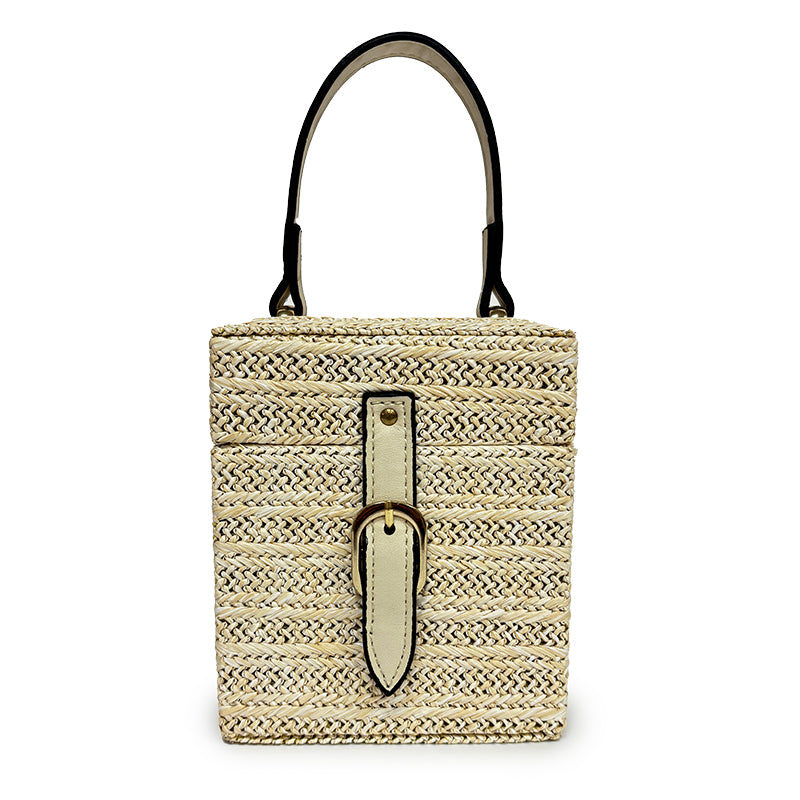 Square Rattan Bag