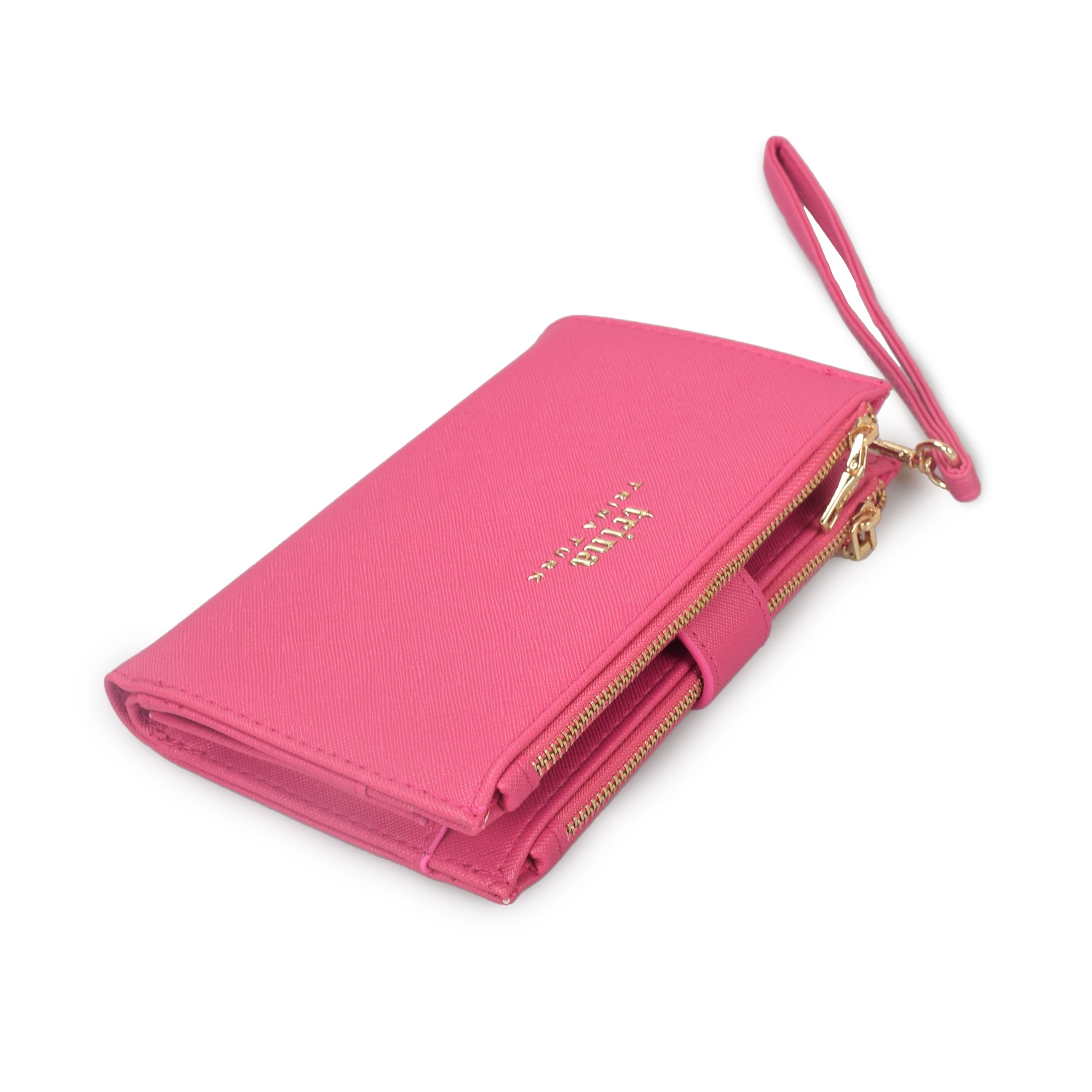 Large Capacity Flip Wallet with Zipper