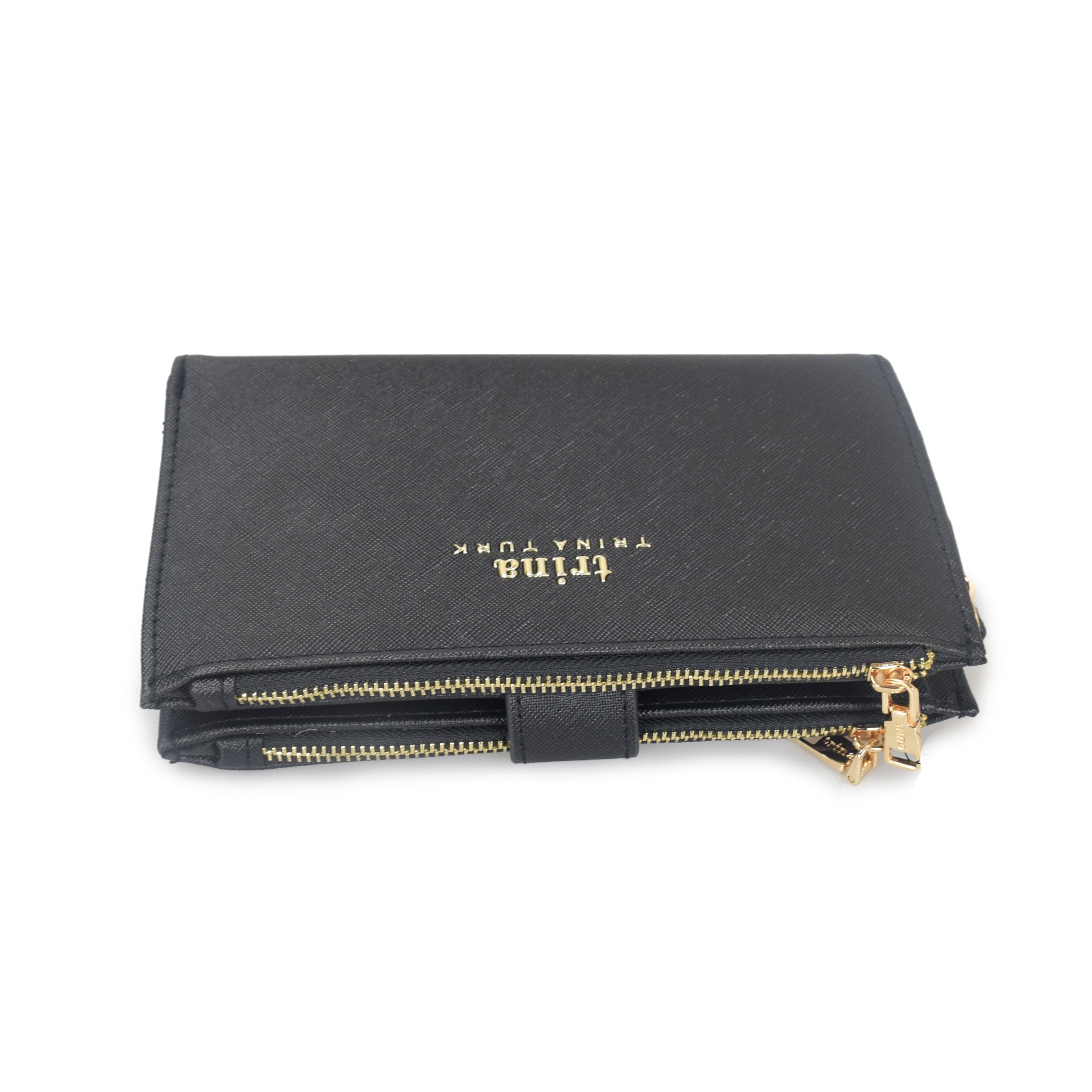 Large Capacity Flip Wallet with Zipper