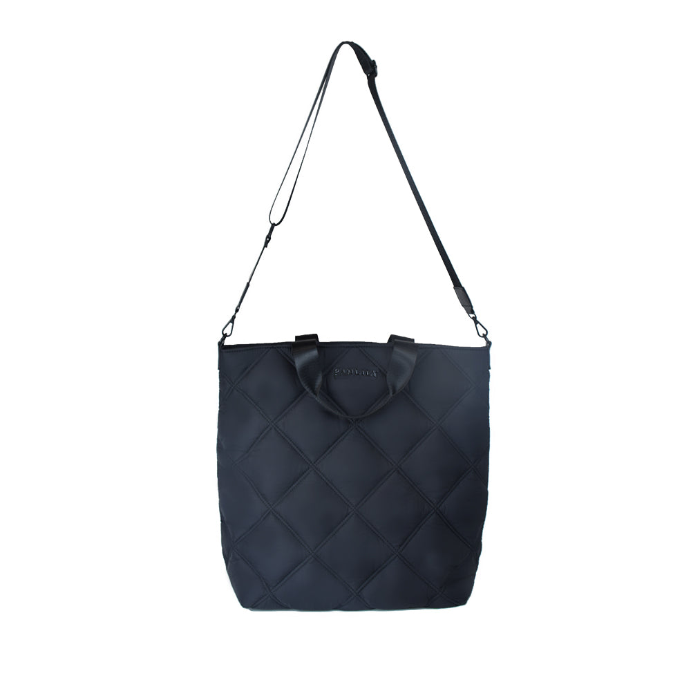 Cotton Padded Shoulder Bag