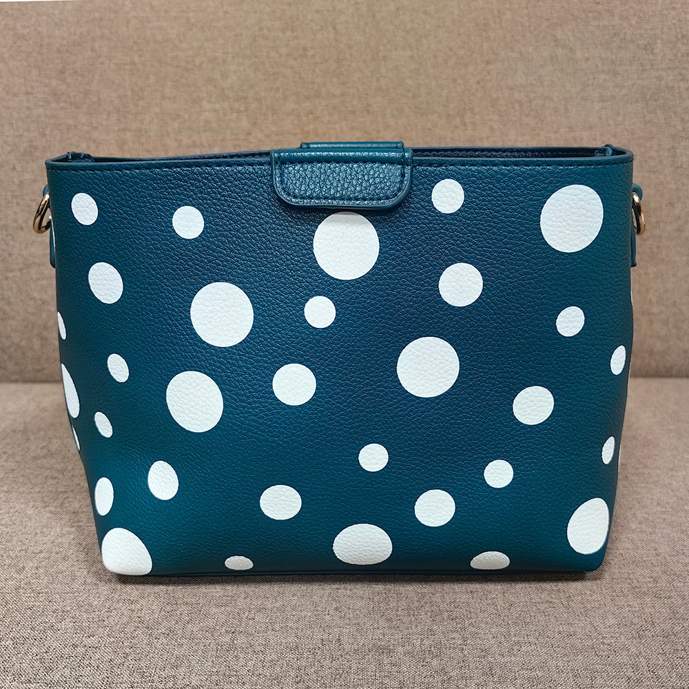 Polka Dot Bucket Bag