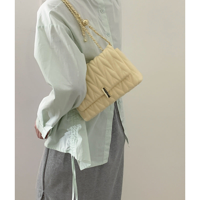 Shoulder Bag with Chain Strap